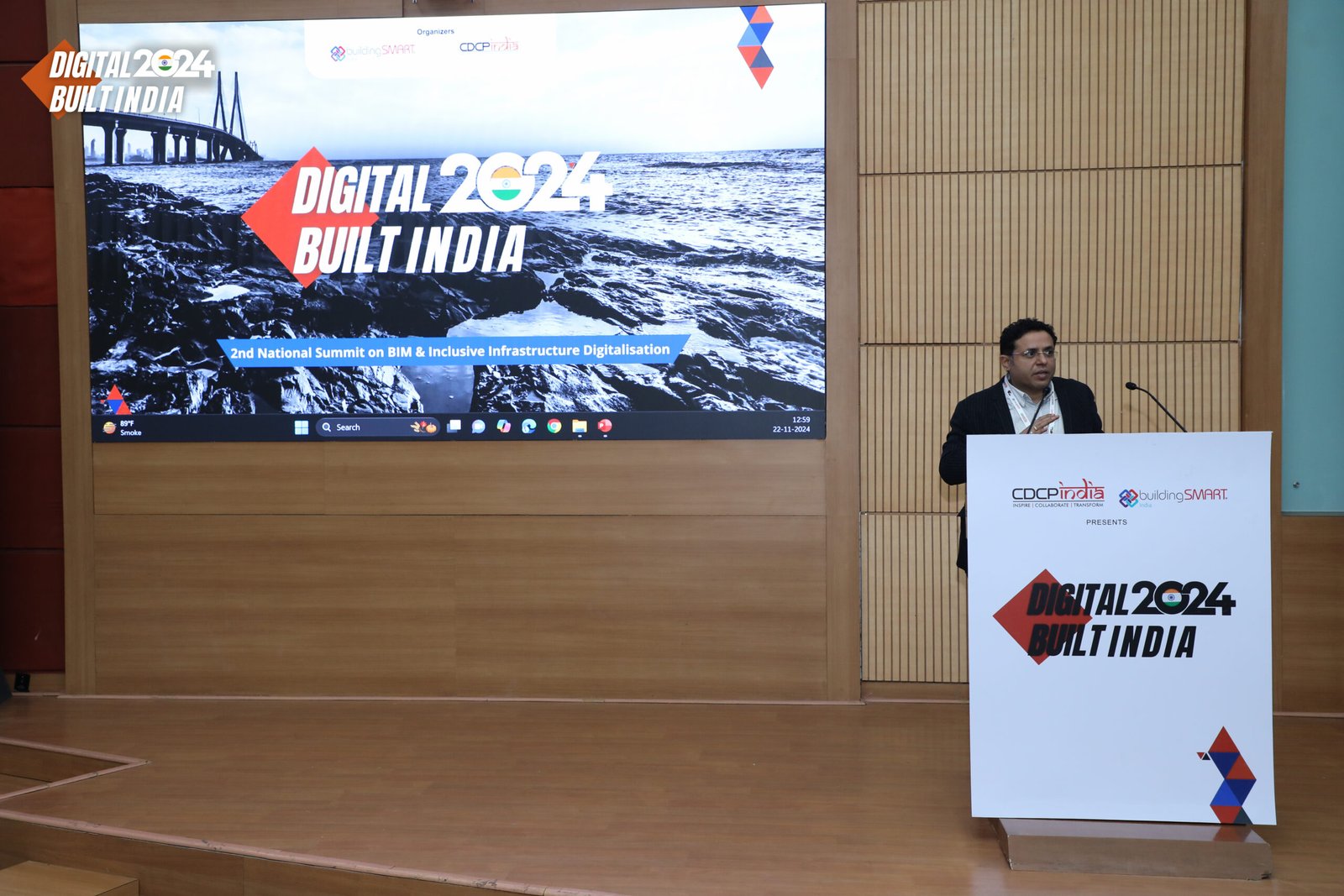Our Founder-Director &CEO Mr. Sunil Joshi moderating the discussion for “Embracing Change: Why Built Environment Must Increase Digitalization” at Digicon in Mumbai.