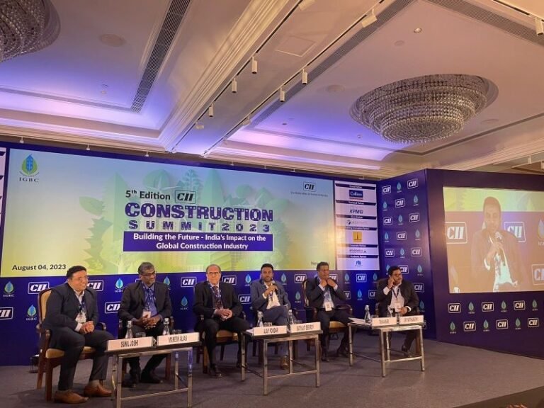 Our Founder-Director & CEO Mr. Sunil Joshi Participated in CII Construction Summit 2023 at Delhi